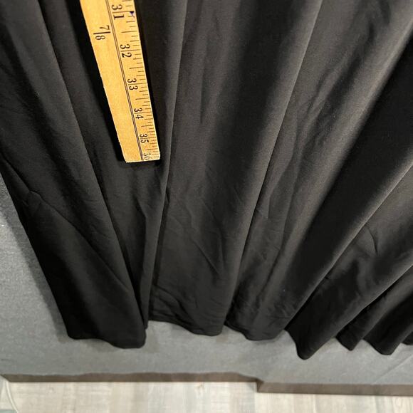 Attitudes by Renee Petite Lace Front Maxi Dress Black 3XP - Picture 11 of 16